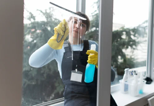 Nettoyage de vitres intérieures et extérieures à la Mothe-Saint-Héray
